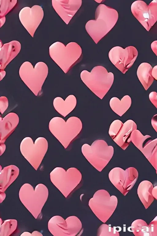 aesthetic hearts wallpaper