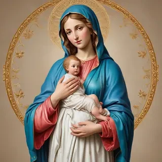 virgin mary clipart