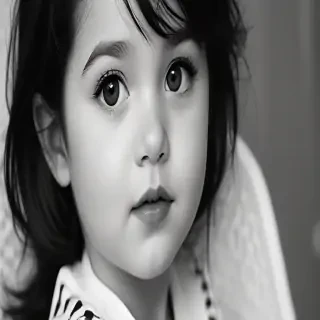 cute black and white