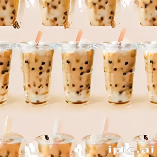 milk tea boba wallpaper
