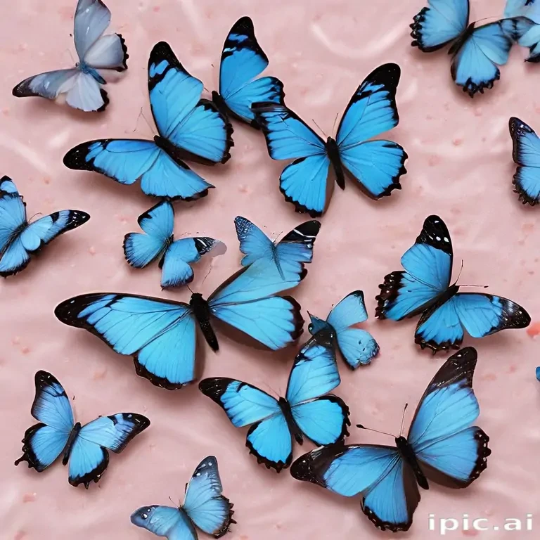 blue butterfly aesthetic