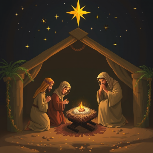 images of the manger scene