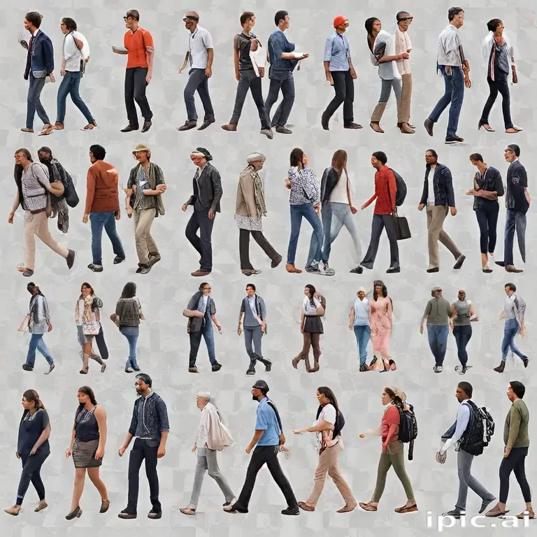people walking png