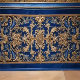 blue border design