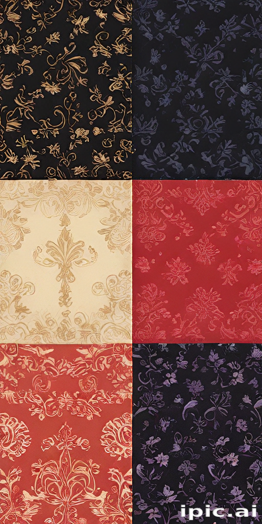Color Design Patterns Classy Elegant Floral Patterns in Rich Colors for Stylish Home Decor Ideas