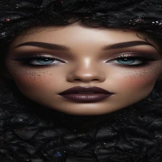 black and glitter background