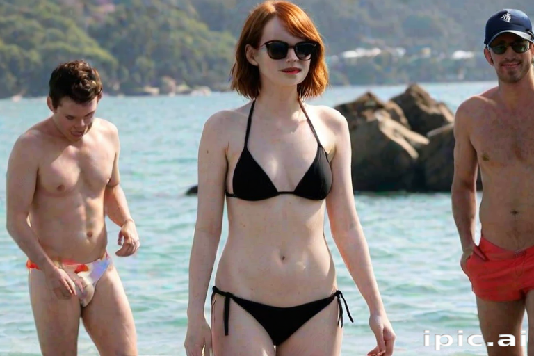 Emma Stone in bikini