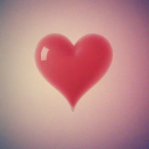 blurry heart wallpaper
