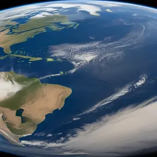 earth from space