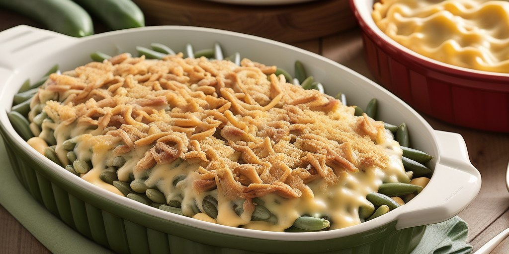 green bean casserole with velveeta