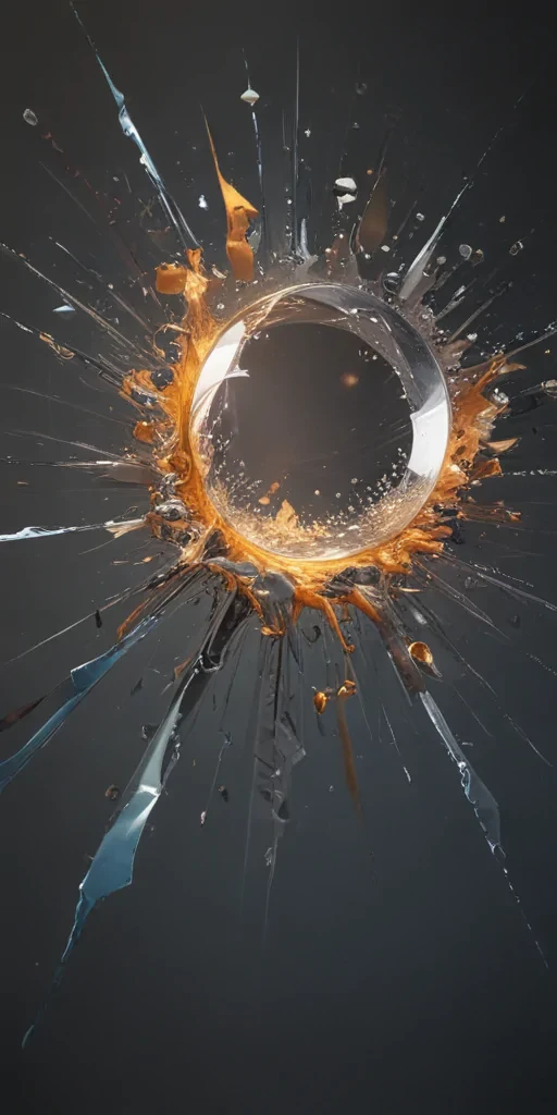 glass shattering png