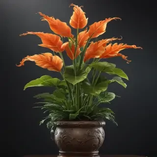 plant no background