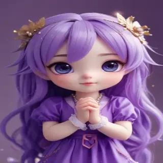kawaii cute purple wallpaper
