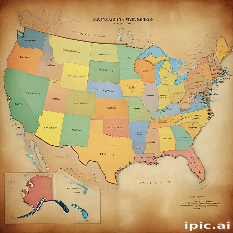 map of the usa states