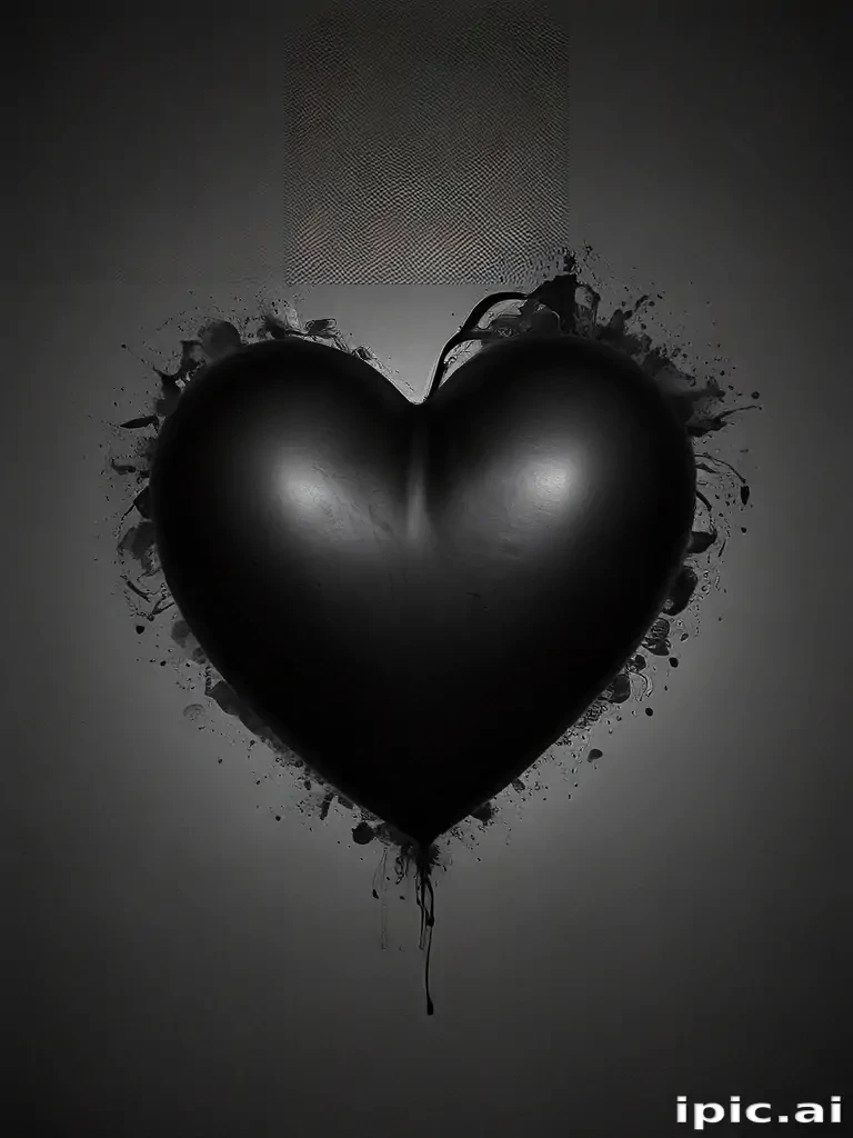 black heart image