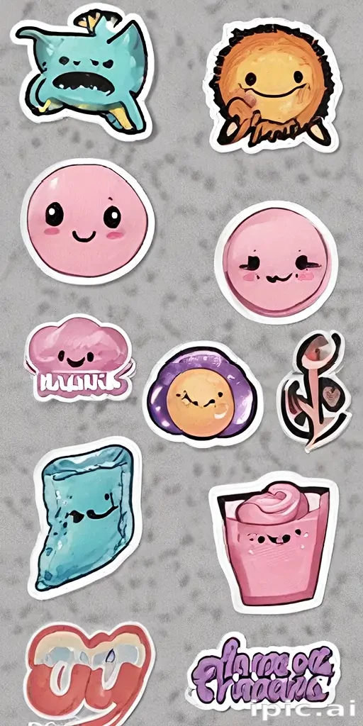 stickers png aesthetic