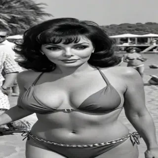 joan collins bikini