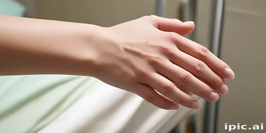 hospital patient hand pic