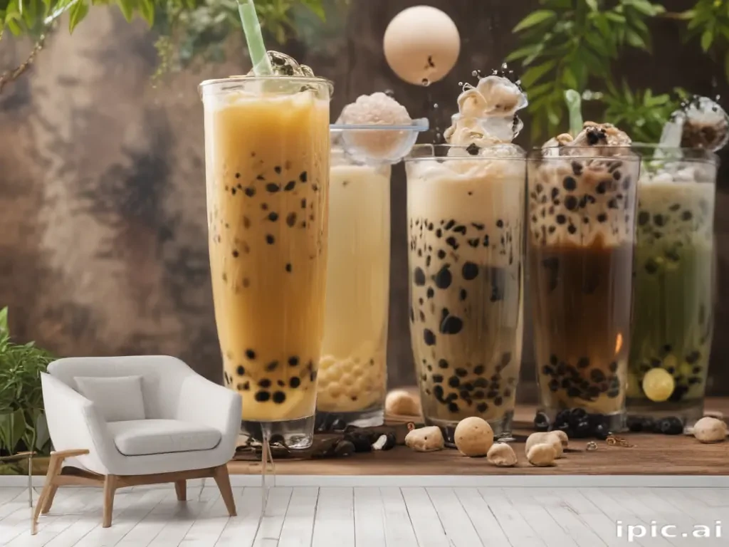 bubble tea background