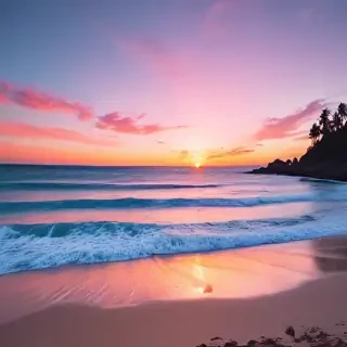 aesthetic beach background