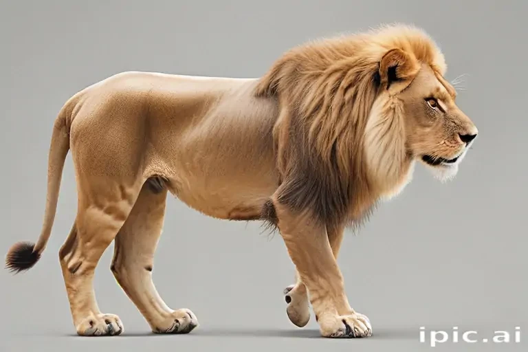 transparent lion
