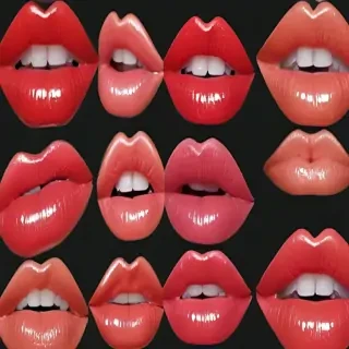 glossy lips png