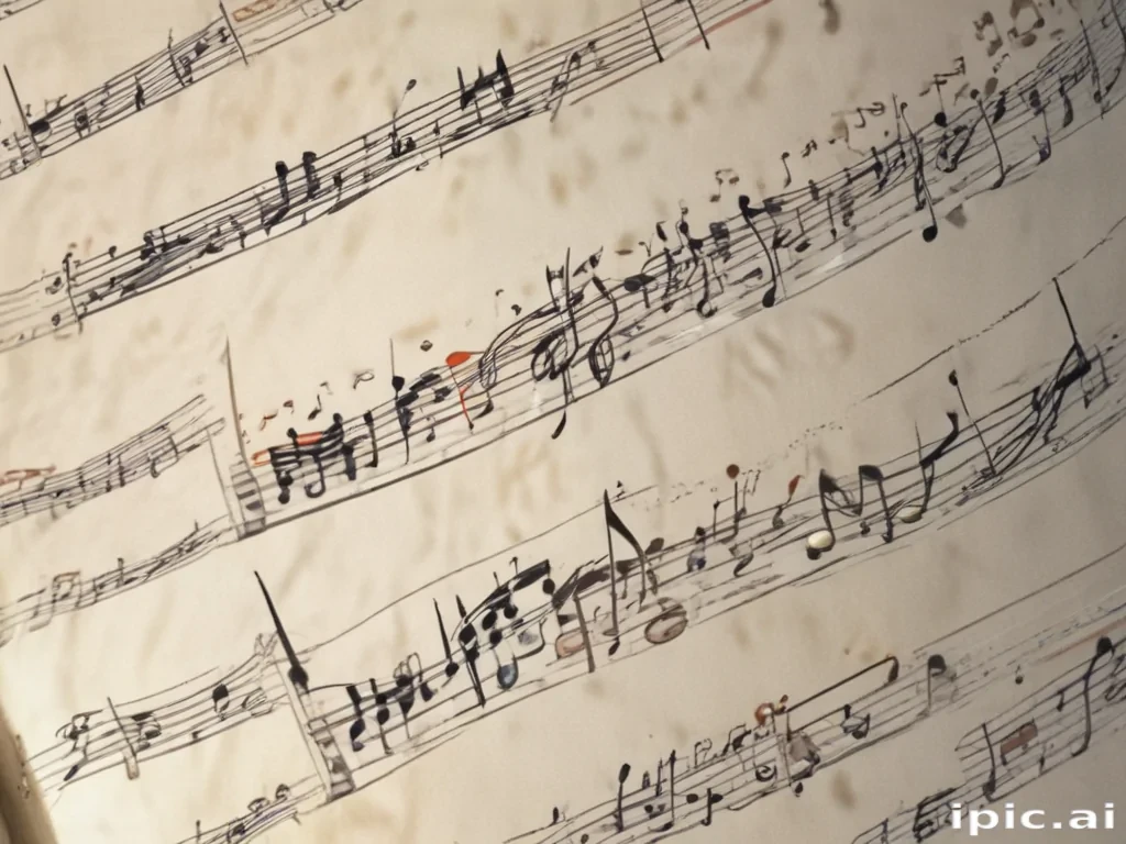 music notes transparent