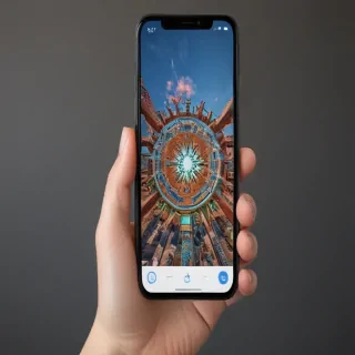 phone in hand png