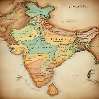 map of india