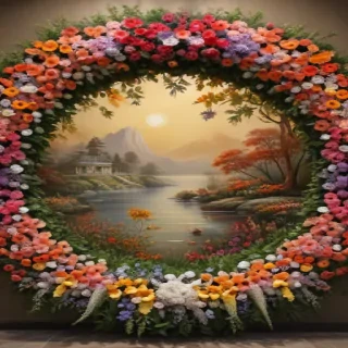 flower circle