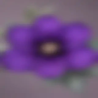 purple flower png