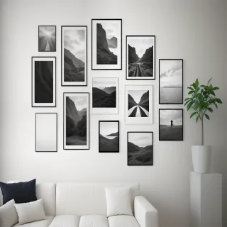 gallery wall mockup