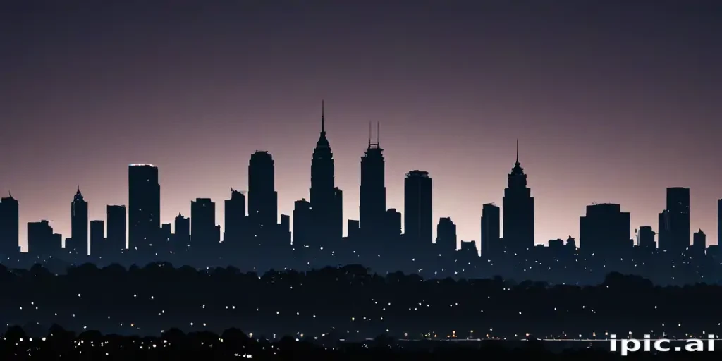 city silhouette png