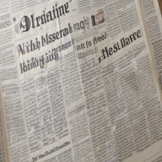 newspaper transparent