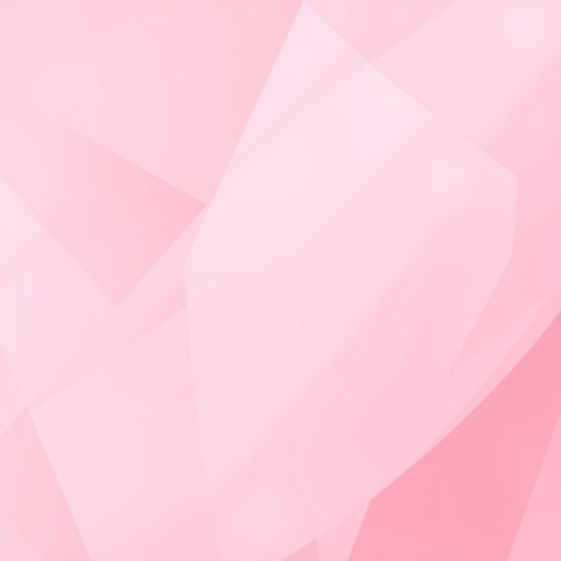 Create a soft pink geometric abstract background with a high-resolution, using a Canon EOS R5, 50mm lens, aperture f/1.8, ISO 100, 1/200s shutter speed, overhead view, and high dynamic range imaging for enhanced color depth.