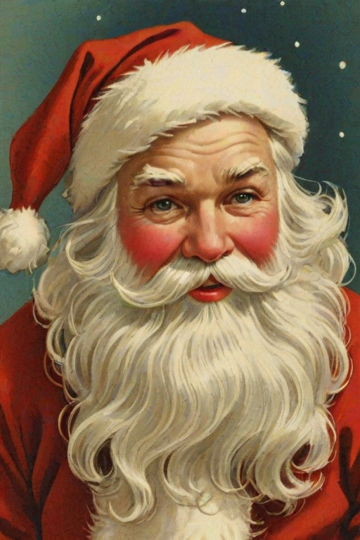 vintage santa images