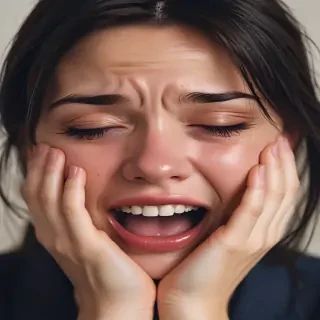 picture of someone crying