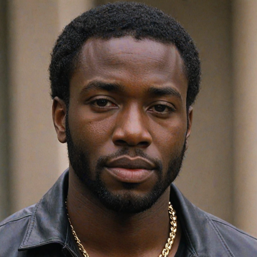 black man