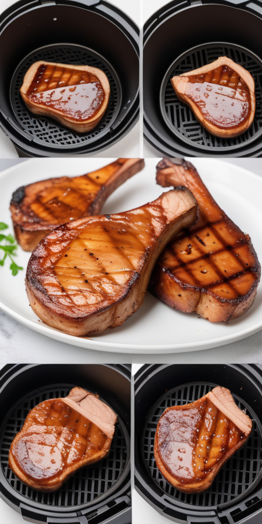 barbeque pork chops in air fryer