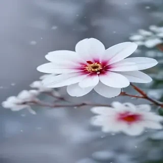 winter flower wallpaper background