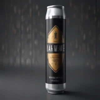 beer can mockup