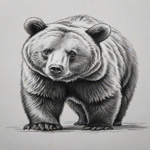 bear pictures to draw