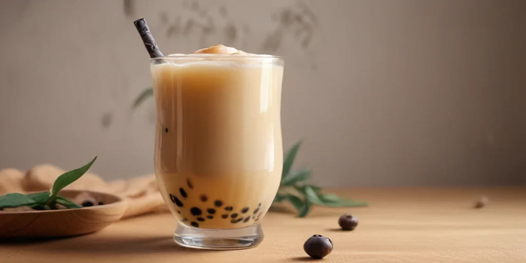 milk tea boba wallpaper