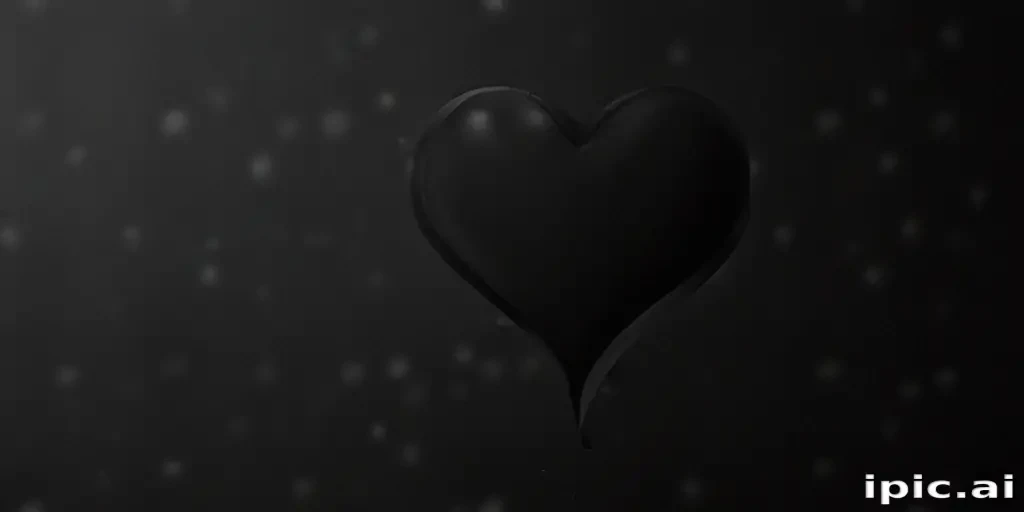 black heart background
