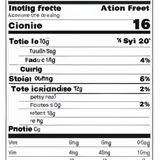 sugar free pudding nutrition facts