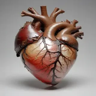 transparent broken heart