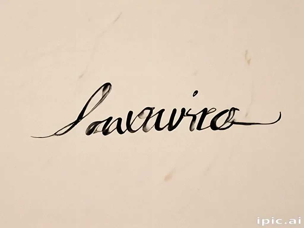 laura in cursive