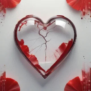 broken heart transparent