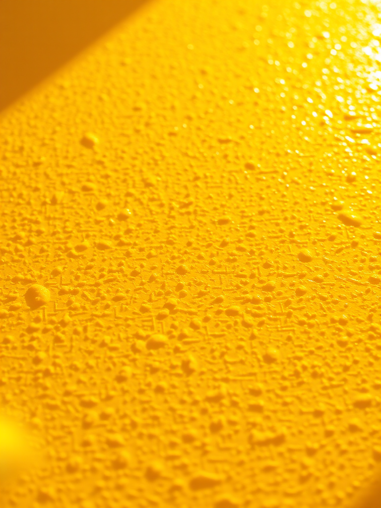 vibrant yellow textured background, sunlight highlighting surface details, aperture f/8, shutter speed 1/250s, ISO 100, close-up view, DSLR camera, natural light style