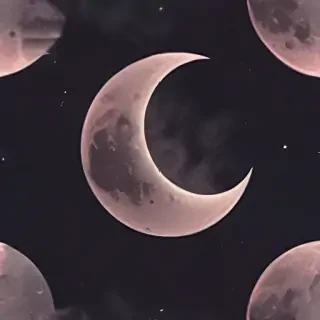 aesthetic crescent moon